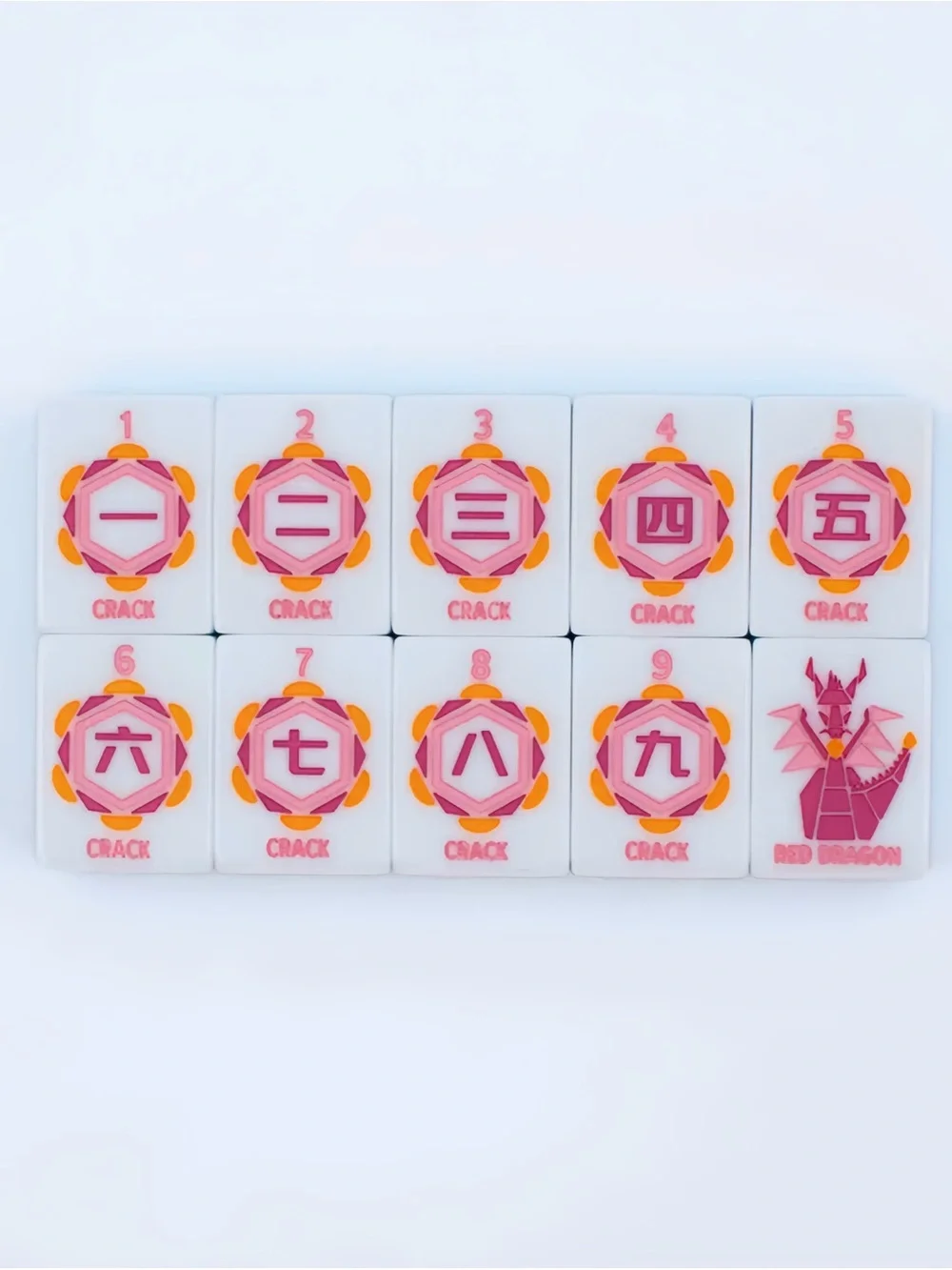 NWT! My Fair Mahjong Tile Set - Prism Series Pink